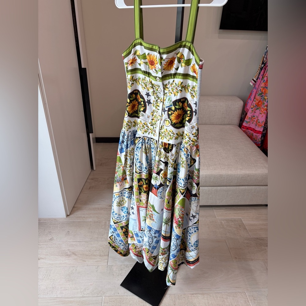 FARM Rio Multicolor Patchwork High-Low Dress - Picture 15 of 16